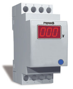 Amperímetro digital - PERRY ELECTRIC - en riel DIN