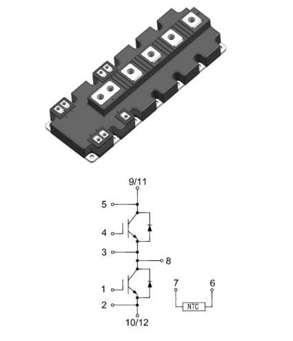 Módulo de transistor IGBT - RT1000HF170P3H - Rongtech Industry (Shanghai) Inc.,