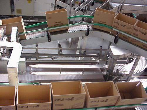 Transportador con cadena - Jolly Flex - M.H. Material Handling S.p.A - horizontal / de transporte / modular