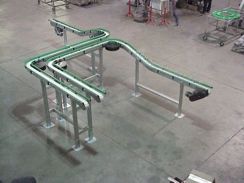 Transportador con cadena - Bat L5 - M.H. Material Handling S.p.A - horizontal / vertical / de transporte