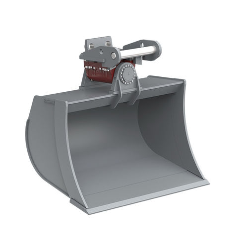Cuchara para la limpieza de cunetas - UBRA - KINSHOFER - para excavadora / reclinable
