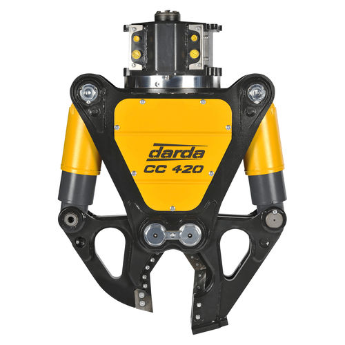 Cizalla de demolición hidráulica - CC420 S - Darda GmbH - rotativa / para maquinaria de construcción / para acero