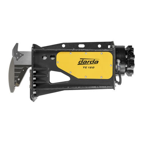 Cizalla de demolición hidráulica - TC120 - Darda GmbH - rotativa / para maquinaria de construcción