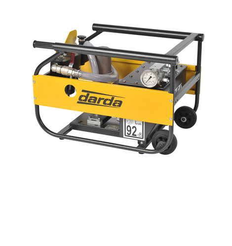 Grupo hidráulico con motor eléctrico - AP2 - Darda GmbH - de motor neumático / de alta presión / para obra de construcción