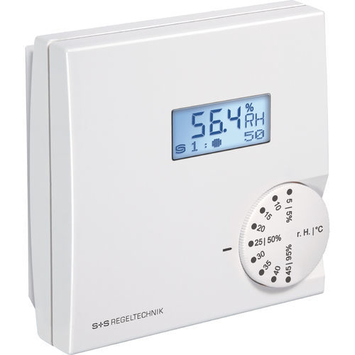Termo-higrostato de ambiente - RHT-30W LCD - S+S Regeltechnik - electrónico / con pantalla LCD