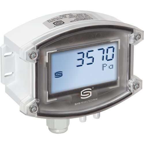 Transductor de presión diferencial - PREMASGARD 7115-U LCD - S+S Regeltechnik - piezorresistivo / 0-10 V / 2 hilos