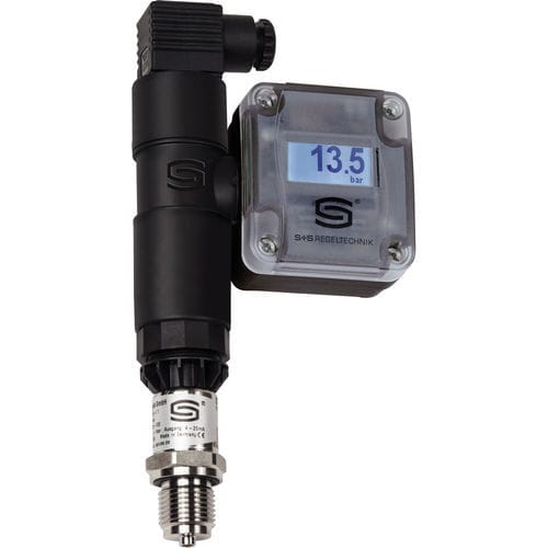 Transmisor de presión relativa - SHD-U 10 LCD - S+S Regeltechnik - de cerámica / 4-20 mA / 0-10 V