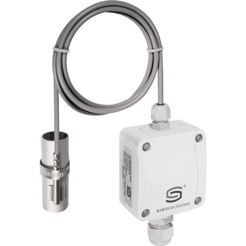 Transductor de temperatura con sensor externo - ALTM2-U - S+S Regeltechnik - Pt1000 / para montaje en tubo / 0-10 V