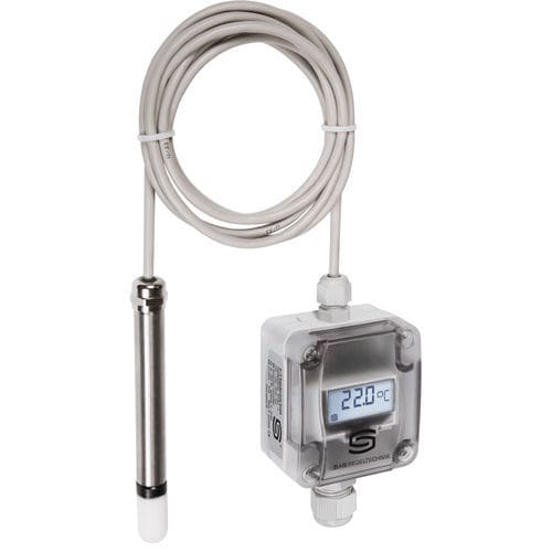 Transductor de temperatura pendular - RPTM1-U LCD - S+S Regeltechnik - Pt1000 / 0-10 V / conector M12