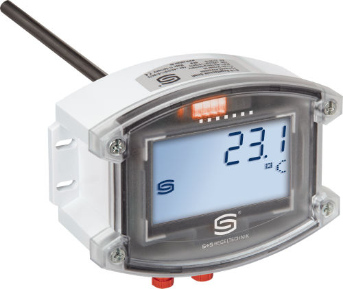 Transductor de temperatura Pt1000 - TM65-ECATP LCD - S+S Regeltechnik - empotrable / de rosca / de inmersión
