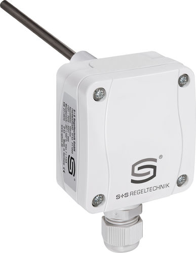 Transductor de temperatura Pt1000 - TM65-I 100mm - S+S Regeltechnik - de inmersión / 4-20 mA / conector M12