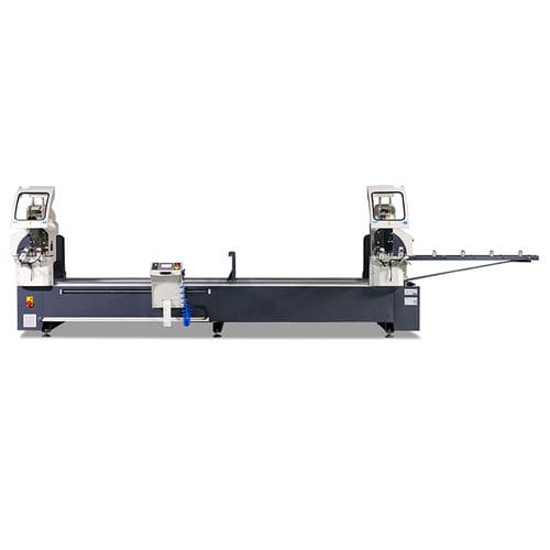 Máquina de corte doble cabezal - GEMINI IV SA - OZMACHINE - de cuchilla / para aluminio / para PVC