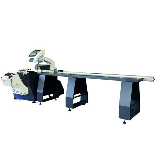 Máquina de corte de cuchilla - LEO X - OZMACHINE - para PVC / para aluminio / de perfiles