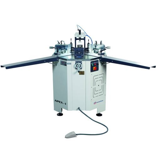Engastadora de esquinas para perfiles de aluminio - APEX I - OZMACHINE - automática / hidráulica