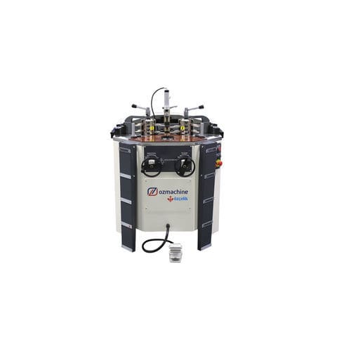 Engastadora de esquinas de perfiles - APEX I MULTI - OZMACHINE - automática / hidráulica