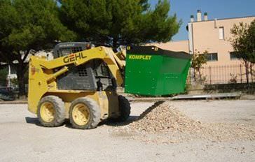 Cuchara trituradora - 2 - 4 m³/h | RCB 6000 - Komplet Italia srl - para minicargadora compacta