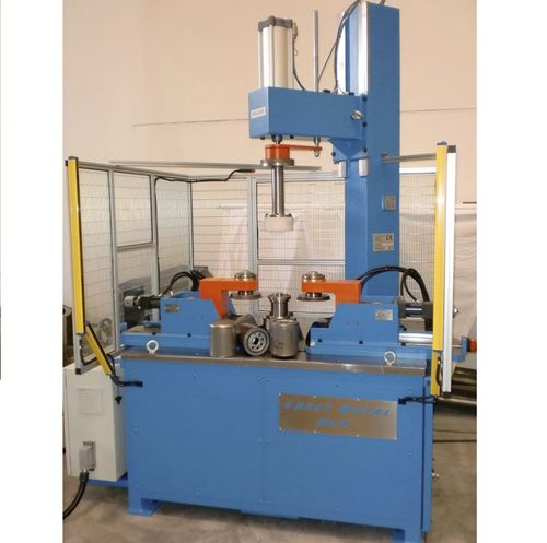 Máquina de grapar semiautomática - SMM-200 - Sheet Metal Men s.r.l. - para filtros de aceite / de filtros de aire