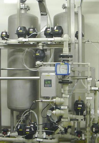 Ablandador de agua con intercambiadores de iones de lecho mixto - IONTEC - Centec Gesellschaft für Labor- und Prozessmesstechnik mbH