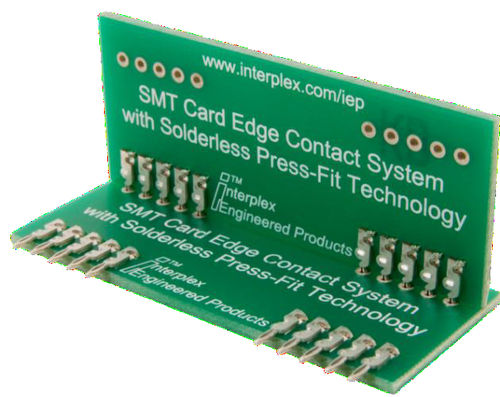Conector de datos - Interplex Industries - de borde de placa / SMT / rectangular
