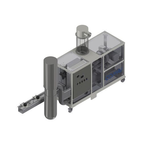 Compactador de basura para plástico - PPR100 - COMAV - móvil / horizontal