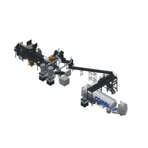 Descargador de saco para big bag - COMAV - para la industria alimentaria / para contenedor Octabin / automático