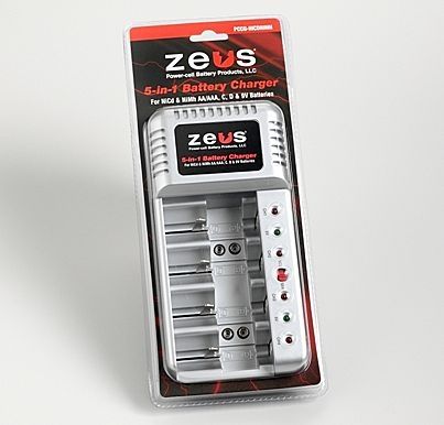 Cargador de baterías enchufable - PCCG-NICGNIMH     - ZEUS Battery Products - de NiCd / Ni-MH / digital