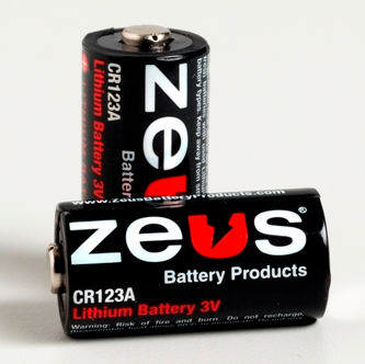 Pila recargable litio - CR123A - ZEUS Battery Products - tipo D / 3 V