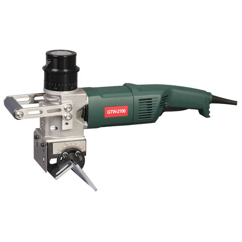 Achaflanadora eléctrica - GTW-2100 - Daesunggt co.,Ltd - portátil de mano / de chapa / para extremos de tubos