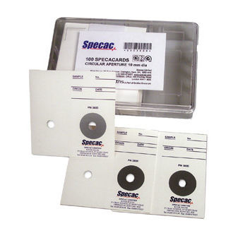 Soporte de muestra - Specacards - Specac Ltd