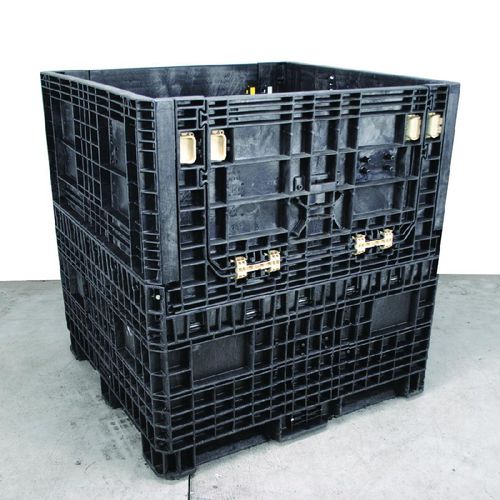 Caja-palé de plástico - R454850-2-M-MX - RPP Containers - para almacenamiento / plegable / normalizada