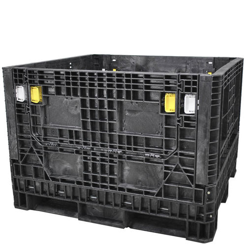 Caja-palé de polietileno - HD484534-2 - RPP Containers - para almacenamiento / de manipulación / plegable