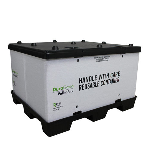 Caja-palé de plástico - DGP4048, DGP4548 series - RPP Containers - para almacenamiento / industrial / plegable