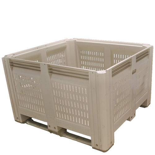 Caja-palé de plástico - DGM4548, DGM4848 series - RPP Containers - para la industria alimentaria / agrícola / ligera