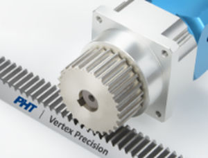 Cremallera helicoidal - SHFH series - PHT Vertex Precision Components Corporation - de acero / de precisión
