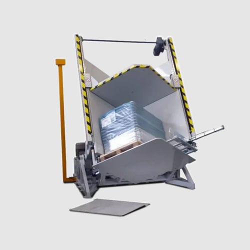 Volteador eléctrico - V-Shape - TOPPY SRL - de palés / con plataforma / automático