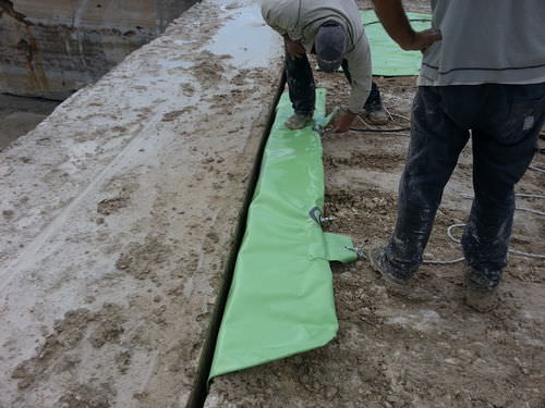 Cojín divisor neumático - AIR PUSH - NEWTEC TONGIANI SRL - para separación de bloques de piedra / vuelco de bloques de piedra