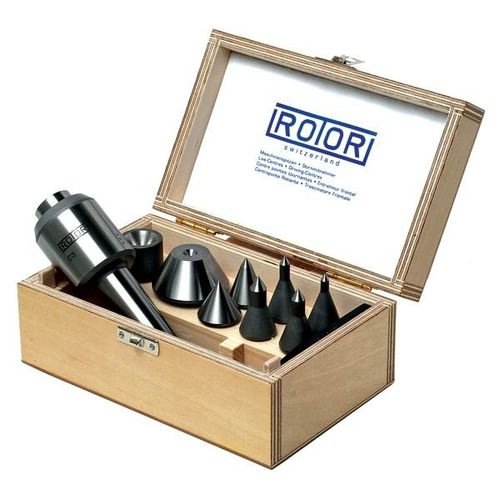 Contrapunto giratorio - Type K - ROTOR TOOL - para torno / para rectificadora / con indicación de presión mediante anillos de color