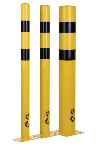 Bolardo fijo de alta visibilidad - 50 series - Dancop International GmbH - de interior / de exterior
