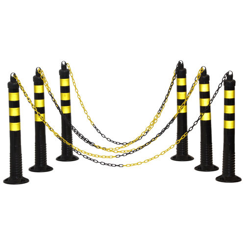 Barrera peatonal - SET-FP-GS series - Dancop International GmbH - levadiza / con cadena