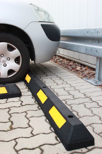 Tope de aparcamiento de estacionamiento - PS 90,PS 180 series - Dancop International GmbH - de caucho
