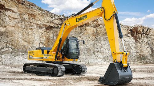 Excavadora intermedia - 723  - Cukurova - con orugas / diésel / para obra de construcción