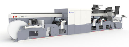 Prensa flexográfica en línea - EF SYMJET - MPS Systems - de 3 colores / para papel / de inyección de tinta