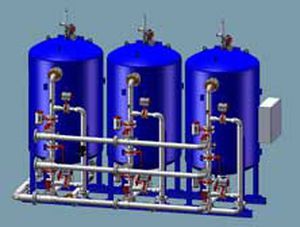 Unidad de filtración de presión - GFH - Evoqua Water Technologies - para agua