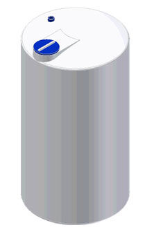 Cuba de almacenaje - Evoqua Water Technologies - de metal / vertical