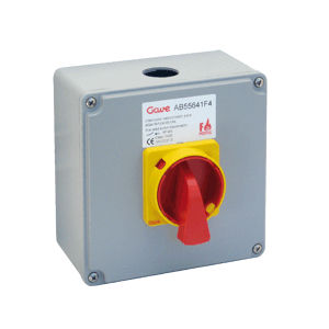 Interruptor seccionador con carcasa de aluminio - F-400 Aluminium enclosure 15-250A - GAVE ELECTRO - resistente al fuego / industrial