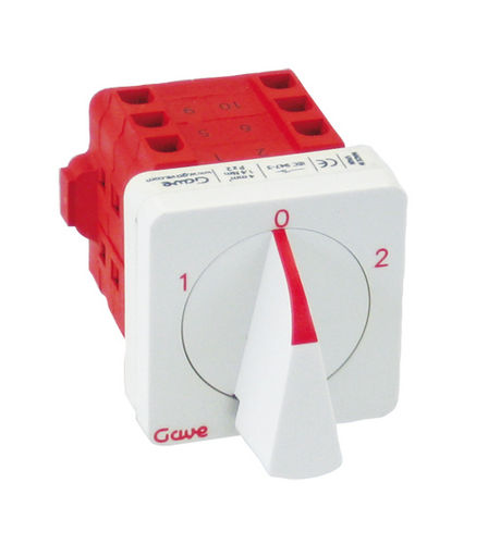 Conmutador de levas - A5 switches from 12 to 250A - GAVE ELECTRO - multipolar / compacto / electromecánico