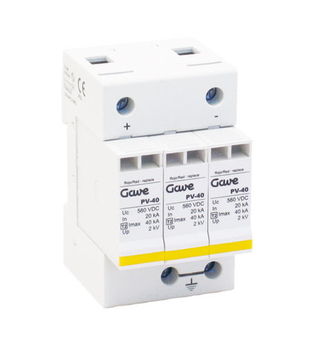 Protector de sobretensión de tipo 2 - PSTxxxPV Type II - GAVE ELECTRO - en riel DIN