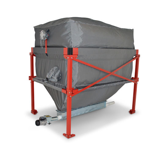 Silo flexible - BPS - SILOTEC - con extractor / para granulados de madera / de llenado