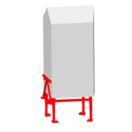 Silo móvil - SILOTEC - con fondo plano / para camión / de poliéster