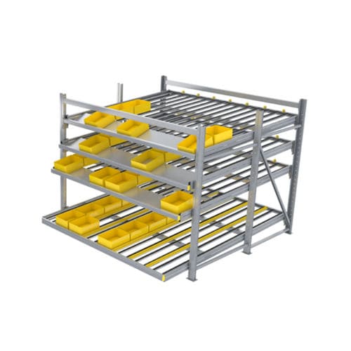 Sistema de estanterías para picking - Interroll - de manipulación / dinámico / compacto